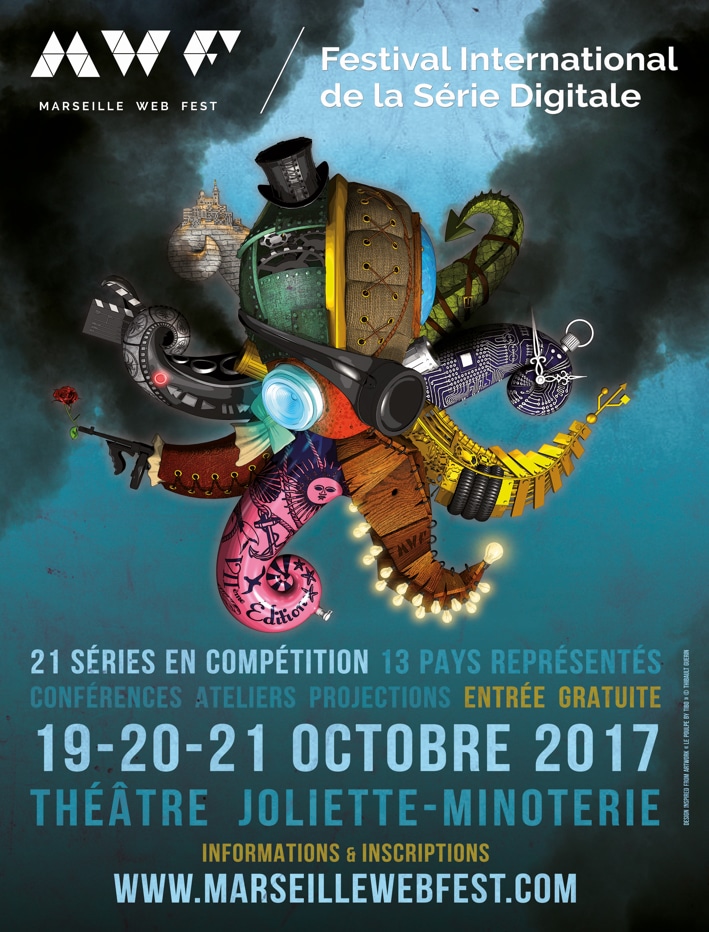 Affiche Marseille Web Fest - Bilan de la 7ème édition (2017) Festival International de la série digitale